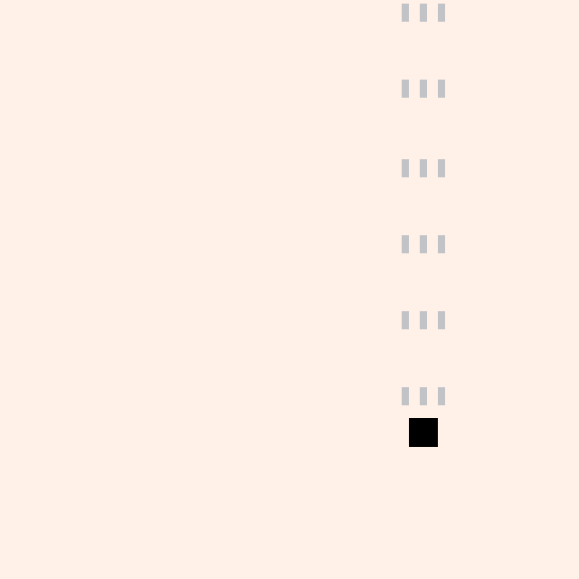 player moving around the screen and firing bullets